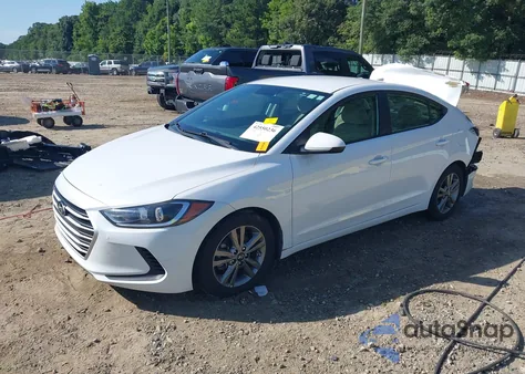 2018 Hyundai Elantra Sel z USA, uszkodzony, nr VIN 5NPD84LF3JH384958
